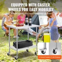 Masă-de-lucru-mobilă-91-5-x-61-cm-din-oțel-inoxidabil-cu-roți