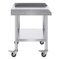 Masă-de-lucru-mobilă-61-x-71-cm-oțel-inoxidabil-cu-roți