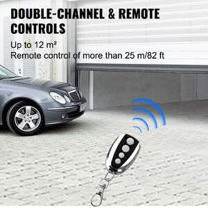 Automatizare-pentru-uși-de-garaj-1000N-120W-cu-telecomandă