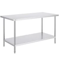 Masă-de-lucru-profesională-152x76-cm-oțel-inoxidabil-pentru-pregătirea-alimentelor