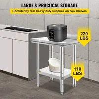Masă-pătrată-de-lucru-cu-rebord-posterior-60x60-cm-din-oțel-inoxidabil