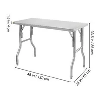 Masă-de-lucru-pliabilă-122x61-cm-oțel-inoxidabil-pentru-utilizare-profesională