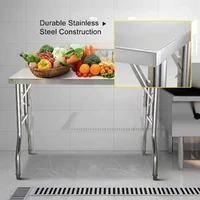 Masă-de-lucru-pliabilă-122x61-cm-oțel-inoxidabil-pentru-utilizare-profesională