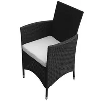 Set-de-grădină-de-lux-din-ratan-pentru-6-persoane-negru-sau-maro-cu-6-scaune-și-masă-cu-blat-de-sticlă