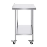 Masă-de-lucru-mobilă-91-5-x-61-cm-din-oțel-inoxidabil-cu-roți