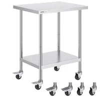Masă-de-lucru-mobilă-76-x-61-cm-inox-cu-roți