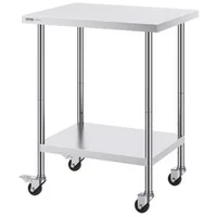 Masă-de-lucru-mobilă-76-x-61-cm-inox-cu-roți
