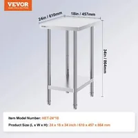 Masă-profesională-de-lucru-61x45-7-cm-oțel-inoxidabil-pentru-pregătire