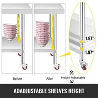 Mini-masă-de-lucru-mobilă-60x30-cm-oțel-inoxidabil-cu-roți