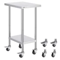 Masă-de-lucru-mobilă-61x45-7-cm-oțel-inoxidabil-cu-roți