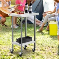 Masă-de-lucru-mobilă-61x45-7-cm-oțel-inoxidabil-cu-roți