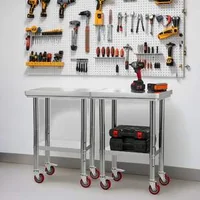 Masă-de-lucru-mobilă-61x45-cm-inox-cu-roți