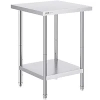 Masă-de-lucru-profesională-pătrată-61x61-cm-din-oțel-inoxidabil