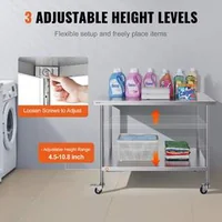 Masă-mobilă-de-lucru-122x76-cm-din-oțel-inoxidabil-cu-roți