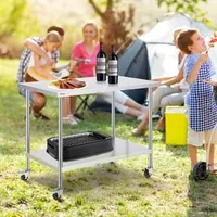 Masă-mobilă-de-lucru-122x76-cm-din-oțel-inoxidabil-cu-roți