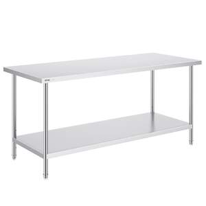 Masă-de-lucru-industrială-183x76-cm-oțel-inoxidabil-cu-blat-maxim