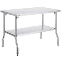 Masă-de-lucru-pliabilă-122x76-cm-oțel-inoxidabil-cu-capacitate-mare