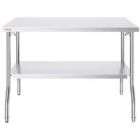 Masă-de-lucru-pliabilă-122x76-cm-oțel-inoxidabil-cu-capacitate-mare
