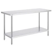 Masă-de-lucru-profesională-150-x-53-cm-oțel-inoxidabil-pentru-pregătire