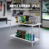 Masă-de-lucru-profesională-150-x-53-cm-oțel-inoxidabil-pentru-pregătire