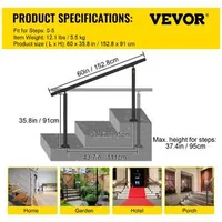 Balustradă-din-aluminiu-pentru-scări-Pentru-0-până-la-5-trepte-cu-unghi-reglabil