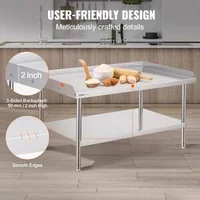 Masă-profesională-de-lucru-122x76-cm-oțel-inoxidabil-cu-blat-mare