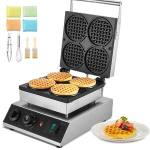 Aparat-profesional-pentru-vafe-rotunde-1750W-cu-suprafață-antiaderentă