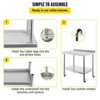 Masă-de-lucru-mobilă-91-5x61-cm-inox-cu-roți