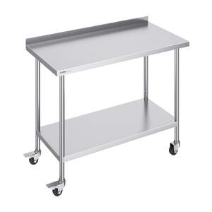 Masă-de-lucru-mobilă-122x61-cm-oțel-inoxidabil-cu-roți