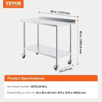 Masă-de-lucru-mobilă-122x61-cm-oțel-inoxidabil-cu-roți