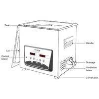 Aparat-profesional-de-curățare-cu-ultrasunete-10-l-40-KHz-putere-240W-cu-degazare