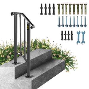 Balustradă-din-fier-forjat-pentru-scări-Pentru-2-sau-3-trepte-cu-design-în-formă-de-X-dimensiuni-diferite
