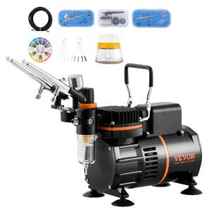 Set-aerograf-cu-3-aerografe-120W-cu-compresor