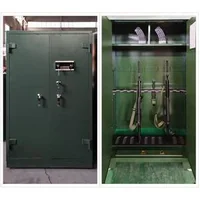Seif-profesional-cu-capacitate-mare-și-protecție-dublă-Verde-180x50x110-cm