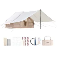 Cort-gonflabil-de-glamping-cu-copertină-pentru-3-5-persoane-cu-pompă-inclusă