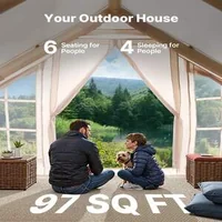 Cort-de-glamping-gonflabil-pentru-4-6-persoane-Montaj-rapid-cu-pompă-inclusă