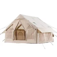 Cort-de-glamping-gonflabil-pentru-4-6-persoane-Montaj-rapid-cu-pompă-inclusă