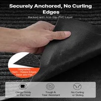 Covoraș-comercial-pentru-intrare-243-8-x-121-9-cm-gri-cu-suport-PVC