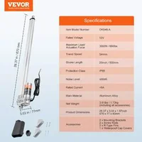 Actuator-liniar-12V-cursă-50-cm-forță-3000N