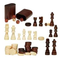 Măsuță-luxoasă-din-lemn-pentru-jocuri-3-în-1-Șah-Dame-și-Table-18-inchi