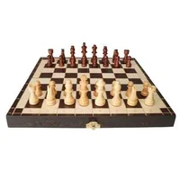 Șah-magnetic-din-lemn-30-5-cm-cu-tablă-pliabilă-compartimente-individuale-și-2-dame-suplimentare