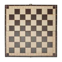 Șah-magnetic-din-lemn-30-5-cm-cu-tablă-pliabilă-compartimente-individuale-și-2-dame-suplimentare
