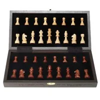 Șah-magnetic-din-lemn-30-5-cm-cu-tablă-pliabilă-compartimente-individuale-și-2-dame-suplimentare