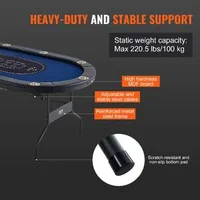 Masă-de-poker-pliabilă-pentru-10-jucători-213-cm-pâslă-roșie-și-suporturi-din-oțel