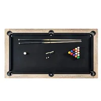 Masă-de-biliard-clasică-de-7-picioare-picioare-reglabile-postav-negru-și-set-complet