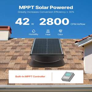 Ventilator-solar-pentru-pod-42-W-2800-CFM-cu-adaptor-inteligent-110V