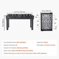 Masă-standard-de-fotbal-121-cm-distracție-profesională-pentru-casă-și-birou