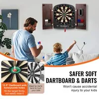 Set-de-darts-cu-dulap-din-lemn-pachet-complet-de-accesorii-și-montaj-ușor