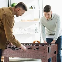 Masă-profesională-de-fotbal-140-cm-55-inci-dimensiune-standard-cu-suporturi-pentru-pahare