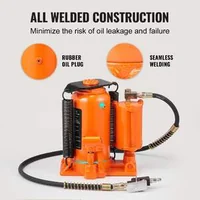 Cric-hidropneumatic-tip-butelie-20-tone-construcție-complet-sudată-interval-de-ridicare-de-265-500-mm-mâner-pentru-acționare-manuală-și-pompă-pneumatică-pentru-autoturisme-pick-up-uri-și-camioane